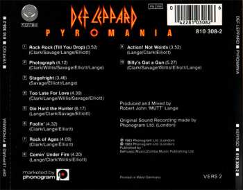 CD Def Leppard: Pyromania