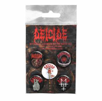 Merch Deicide: Ensemble de plaques Deicide Button Badge Set