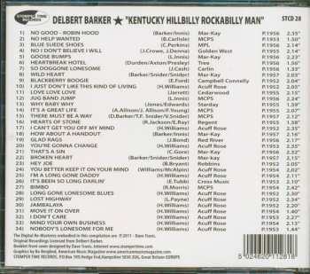 CD Delbert Barker: Kentucky Hillbilly Rockabilly Man - King Of The Cover