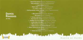 CD Demis Roussos: Grandes Éxitos En Vivo