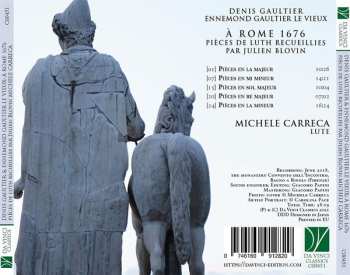 CD Denis Gaultier: À Rome 1676, Pièces De Luth Recueillies Par Julien Blovin