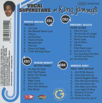 4CD/Coffret Gregory Isaacs: Vocal Superstars At King Jammys