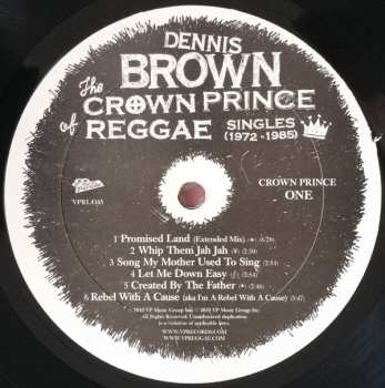 LP Dennis Brown: The Crown Prince Of Reggae: Singles (1972-1985)