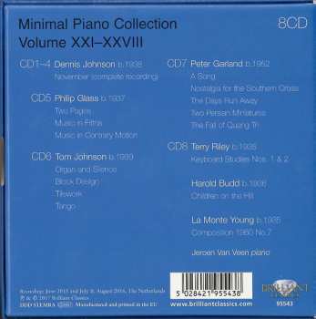 8CD/Coffret Terry Riley: Minimal Piano Collection Volume XXI-XXVIII