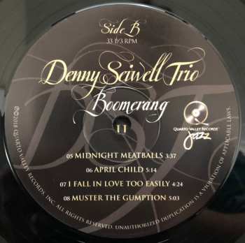 LP Denny Seiwell Trio: Boomerang