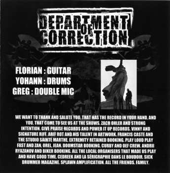 CD Department Of Correction: Split 12"