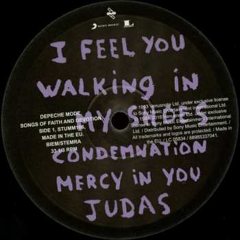 LP Depeche Mode: Songs Of Faith And Devotion