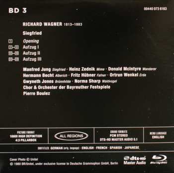 Coffret/5Blu-ray Richard Wagner: Der Ring Des Nibelungen