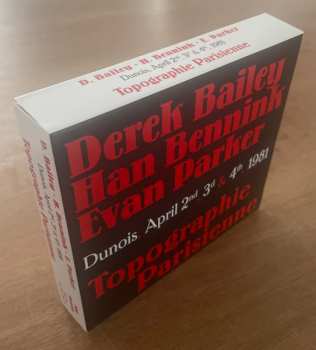 4CD/Coffret Evan Parker: Topographie Parisienne (Dunois, April 2nd, 3d & 4th, 1981)