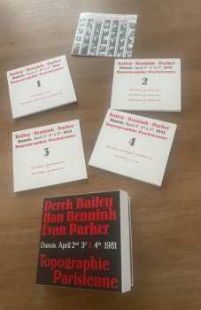 4CD/Coffret Evan Parker: Topographie Parisienne (Dunois, April 2nd, 3d & 4th, 1981)