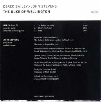 CD Derek Bailey: Duke Of Wellington