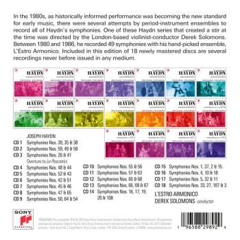 18CD/Coffret Derek Solomons: The Symphonies of Haydn