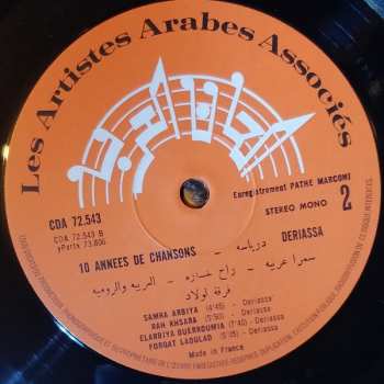 LP Rabah Driassa: 10 Annees de Chansons