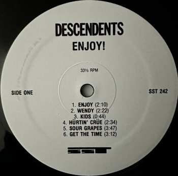 LP Descendents: Enjoy!