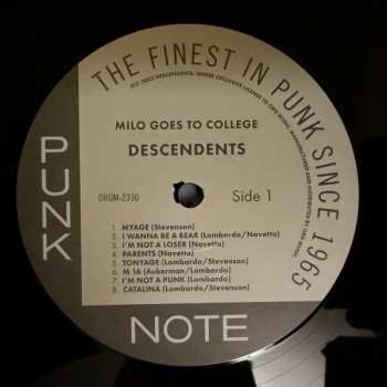 LP Descendents: Milo Goes To College