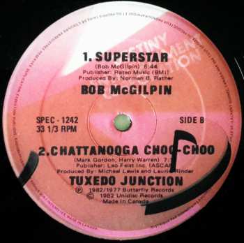 LP Destination: Move On Up / Don't Turn Back On Love / Superstar / Chattanooga Choo-Choo