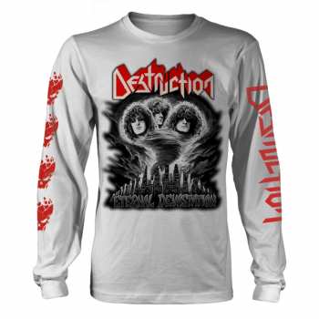Merch Destruction: T-Shirt à manches longues Eternal Devastation (black & White)