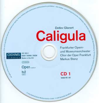 2CD/Coffret Markus Stenz: Caligula