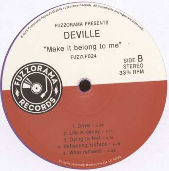 LP Deville: Make It Belong To Us CLR