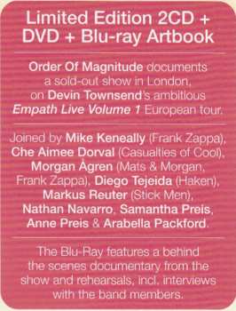 2CD/DVD/Blu-ray Devin Townsend: Order Of Magnitude - Empath Live Volume 1 DLX | LTD
