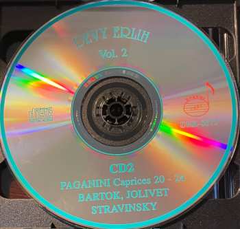 2CD Igor Stravinsky: Vol. 2: The 24 Caprices For Violin Solo / Sonata For Solo Violin / Suite Rhapsodique For Solo Violin / Elégie For Solo Violin