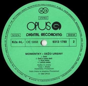 LP Dežo Ursiny: Momentky