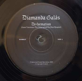 LP Diamanda Galás: De-formation: Piano Variations LTD
