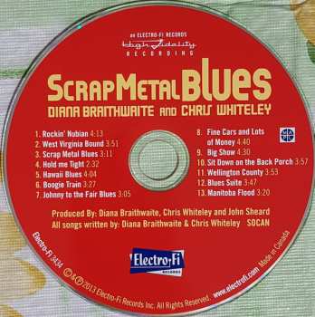 CD Diana Braithwaite: Scrap Metal Blues
