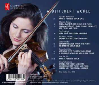 CD Christopher Guild: A Different World (Contemporary Works For Violin & Piano)