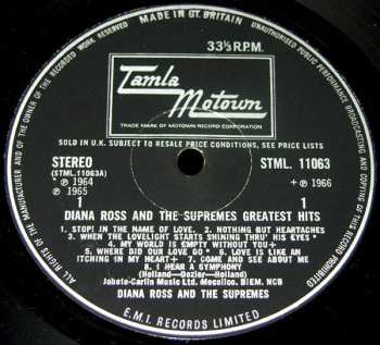 LP The Supremes: Greatest Hits