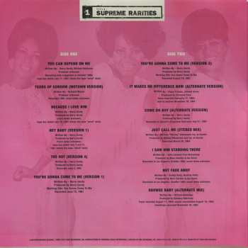 4LP/Coffret Diana Ross: Supreme Rarities: Motown Lost & Found (1960-1969)