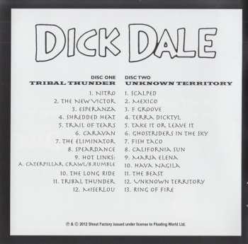 2CD Dick Dale: Tribal Thunder & Unknown Territory
