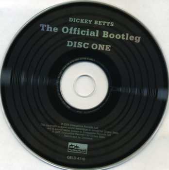 2CD Dickey Betts & Great Southern: The Official Bootleg