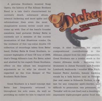 2CD Dickey Betts & Great Southern: The Official Bootleg