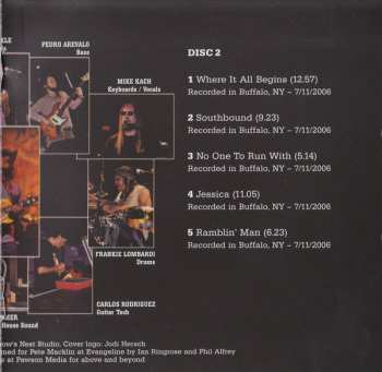 2CD Dickey Betts & Great Southern: The Official Bootleg