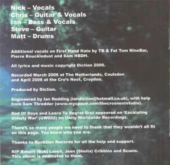 CD Diction: From The Depths