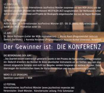 CD Die Konferenz: Le Premier Rapport