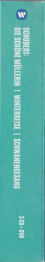3CD/DVD Franz Schubert: Die Schöne Müllerin / Winterreise / Schwanengesang