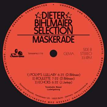 LP Dieter Bihlmaier Selection: Maskerade