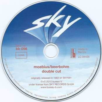 CD Dieter Moebius: Double Cut