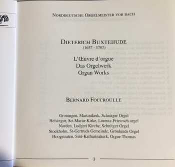 5CD Dieterich Buxtehude: L'Oeuvre d'Orgue, Das Orgelwerke, Organ Works