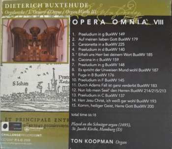 CD Ton Koopman: Opera Omnia Vlll - Organ Works 3 ‎