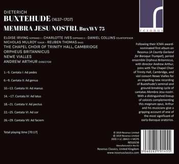 CD Dieterich Buxtehude: Membra Jesu Nostri