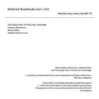 CD Dieterich Buxtehude: Membra Jesu Nostri