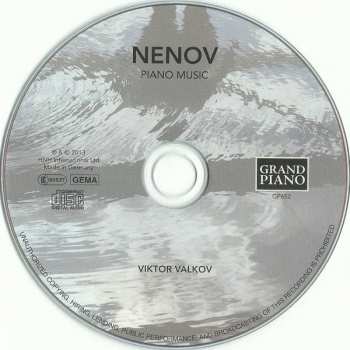 CD Dimitar Nenov: Piano Music (Miniatures ⋅ Etudes Nos. 1 And 2 ⋅ Toccata ⋅ Cinema Suite) 