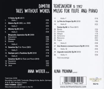 CD Dimitri Tchesnokov: Tales Without Words, Music For Flute And Piano