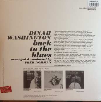 LP Dinah Washington: Back To The Blues (The Blues Ain't Nothin' But A Woman Cryin' For Her Man)