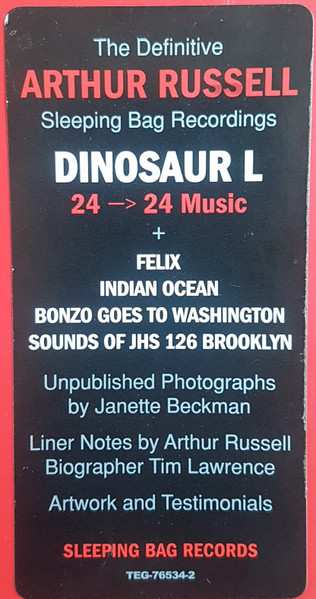 2CD/Coffret Dinosaur L: 24 → 24 Music (The Definitive Arthur Russell Sleeping Bag Recordings)