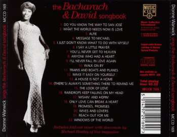 CD Dionne Warwick: Dionne Warwick Sings The Bacharach & David Songbook