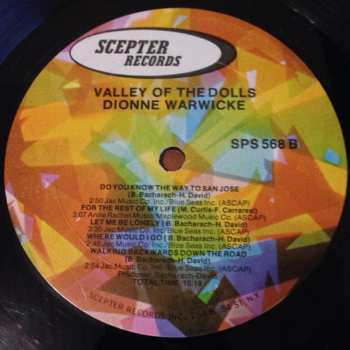 LP Dionne Warwick: Valley Of The Dolls